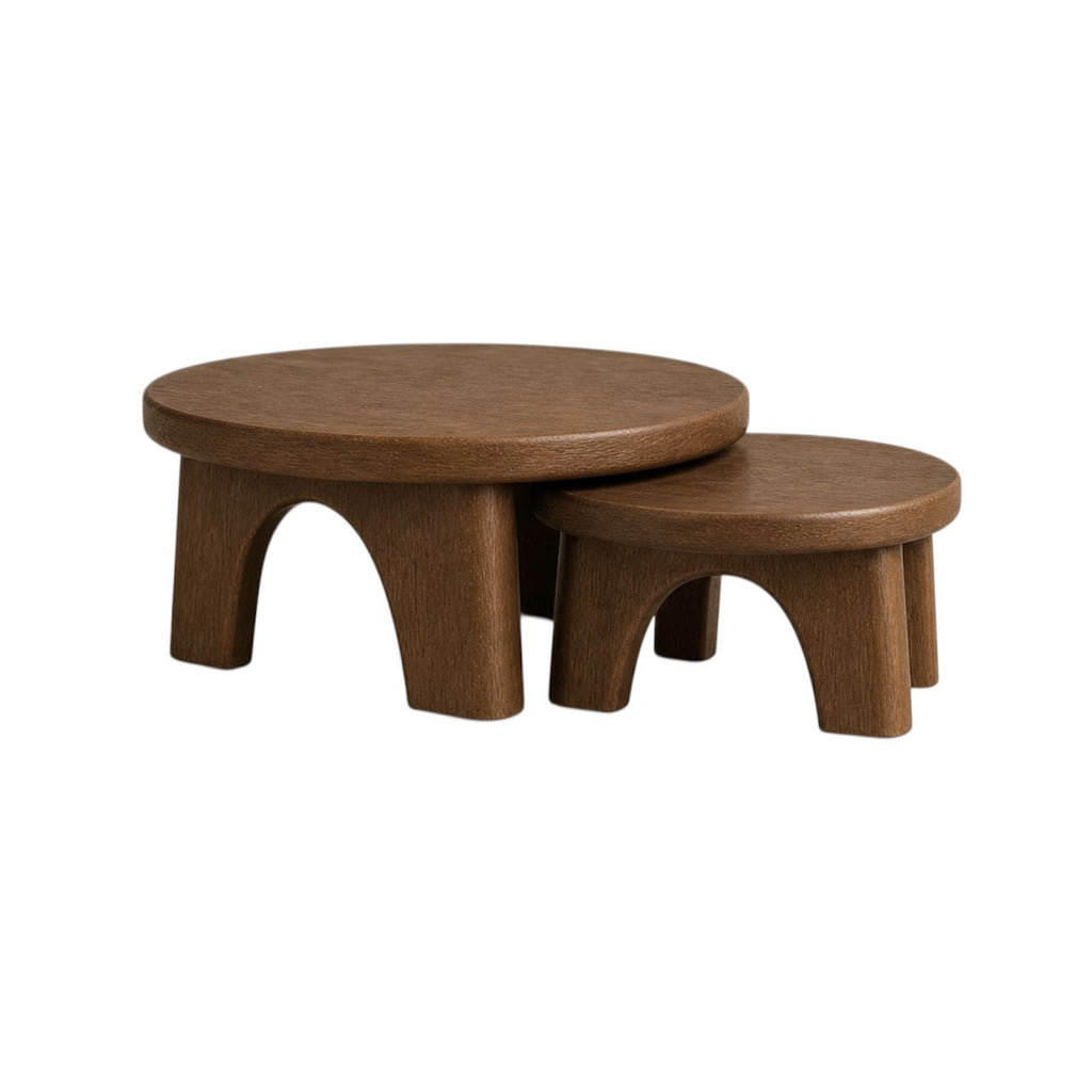 Arcus Coffee Table Set | Sculptural Nesting Tables