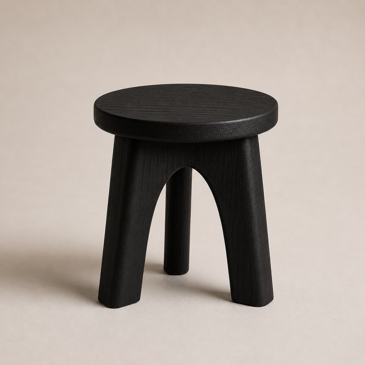 Arcus Side Table | Sculptural Solid Wood Table