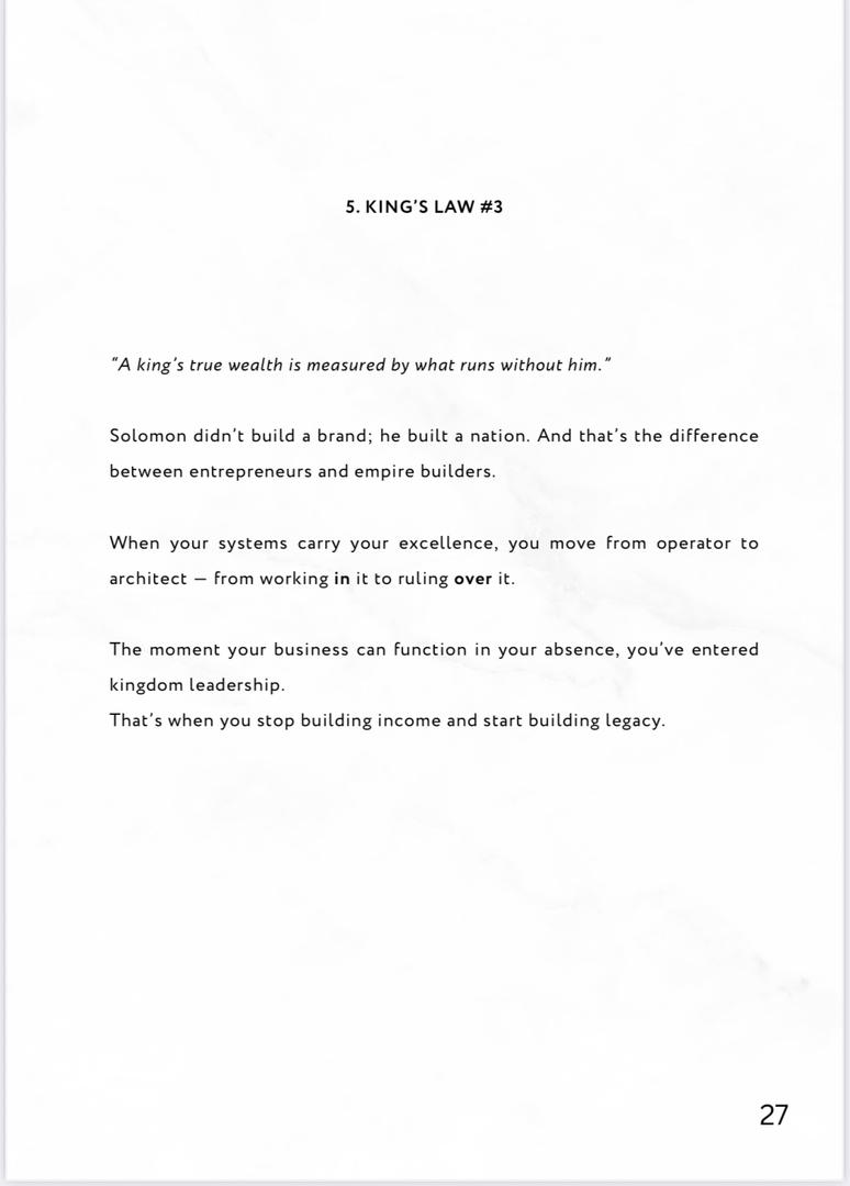 Solomon Code The Rise— Building Power, Wisdom, and Foundation