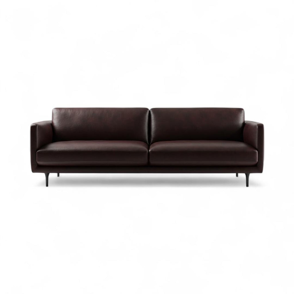 Valente Italian Leather Couch – Designer Collection