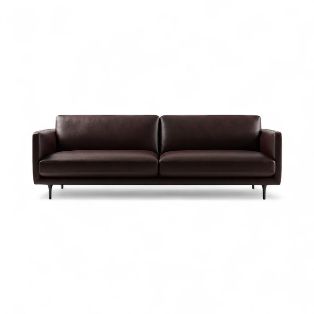Valente Italian Leather Couch – Designer Collection