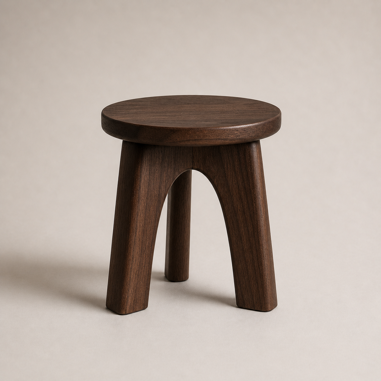 Arcus Side Table | Sculptural Solid Wood Table