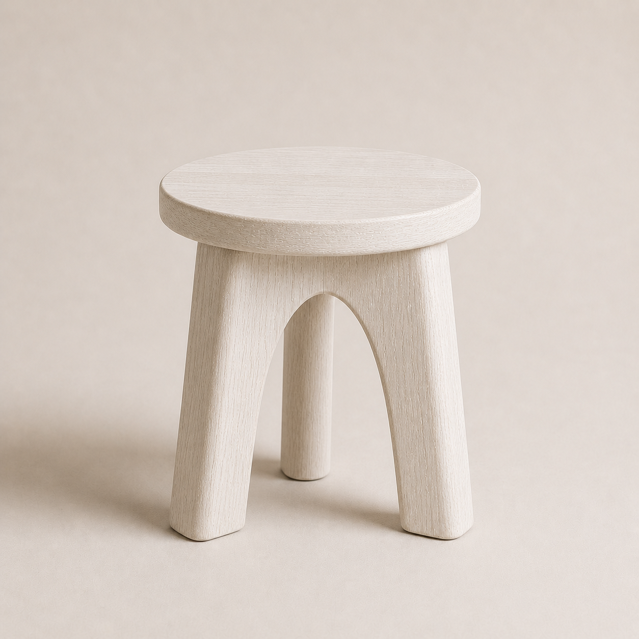 Arcus Side Table | Sculptural Solid Wood Table