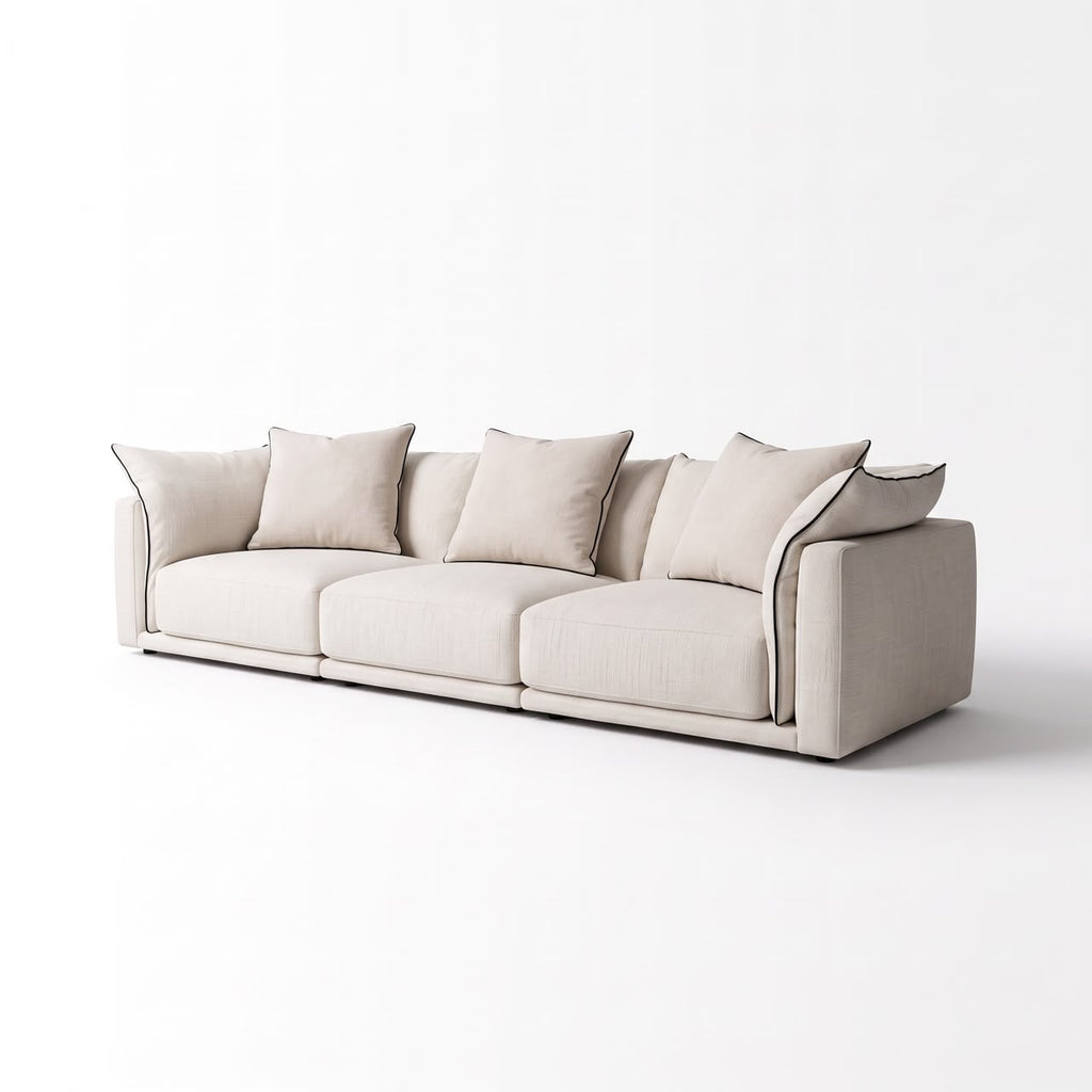 The Elio Linen Sofa