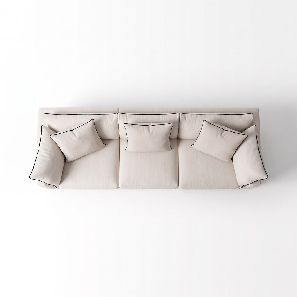 The Elio Linen Sofa