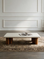 Jane Travertine Coffee Table