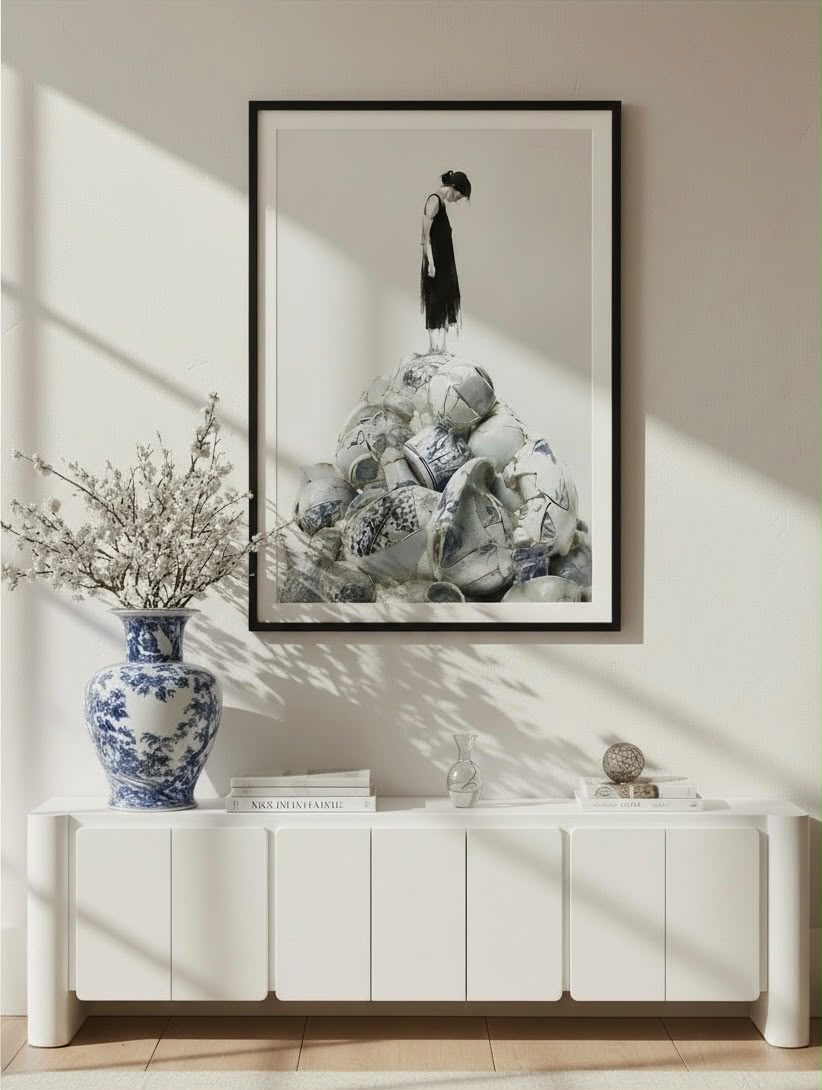 Kinstugi Mourns Framed Art Print