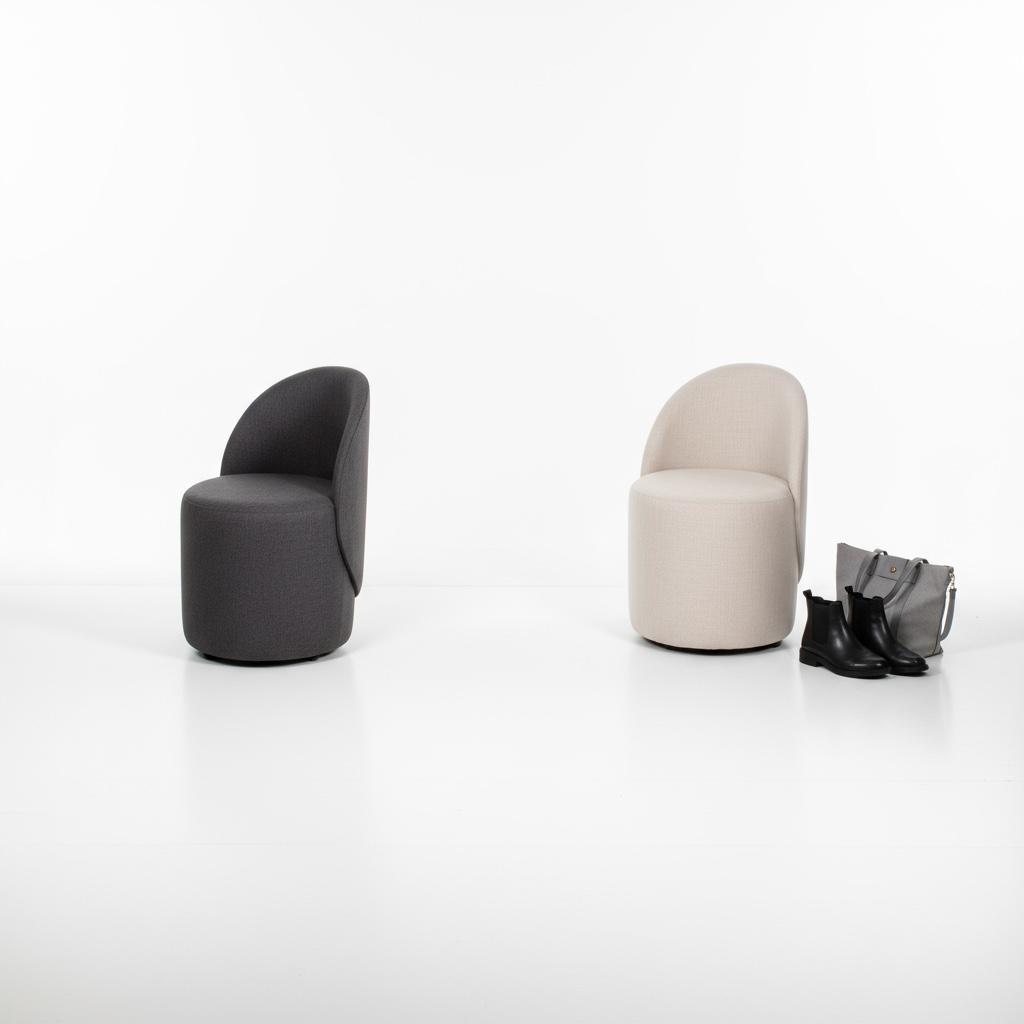 Milana Swivel Dining Chair – Bursa Polyester Collection