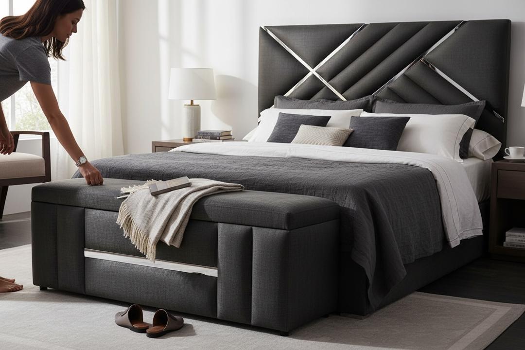 The Azuri Bed-end Storage Bench