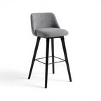 Eve Boucle Bar Chair – Helsinki Bouclé