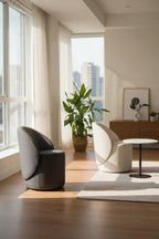 Milana Swivel Dining Chair – Bursa Polyester Collection