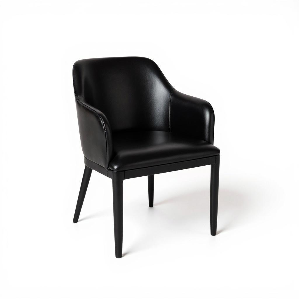Triloka Genuine Leather Tub Chair
