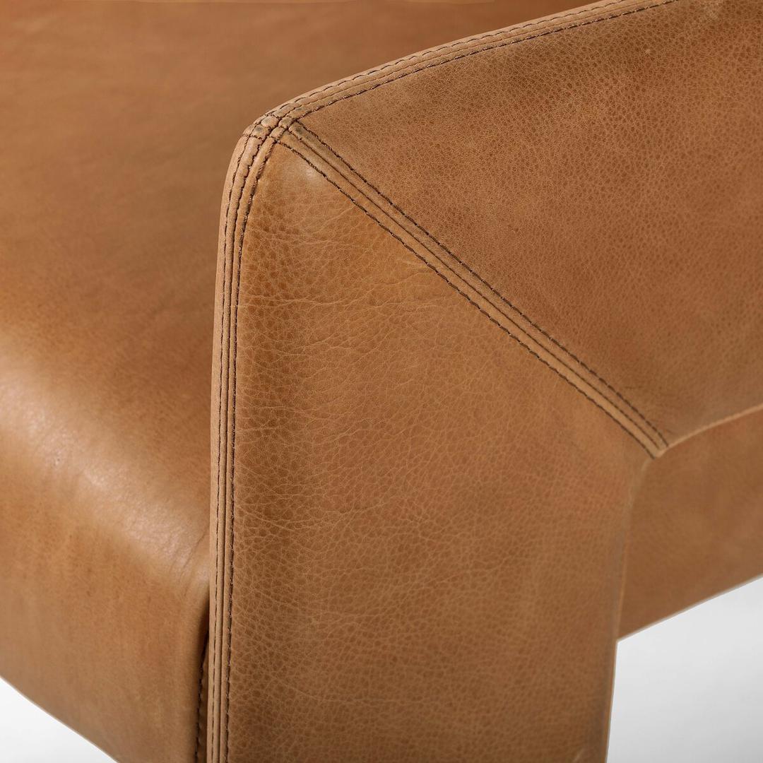 Elio Leather Dining Armchair