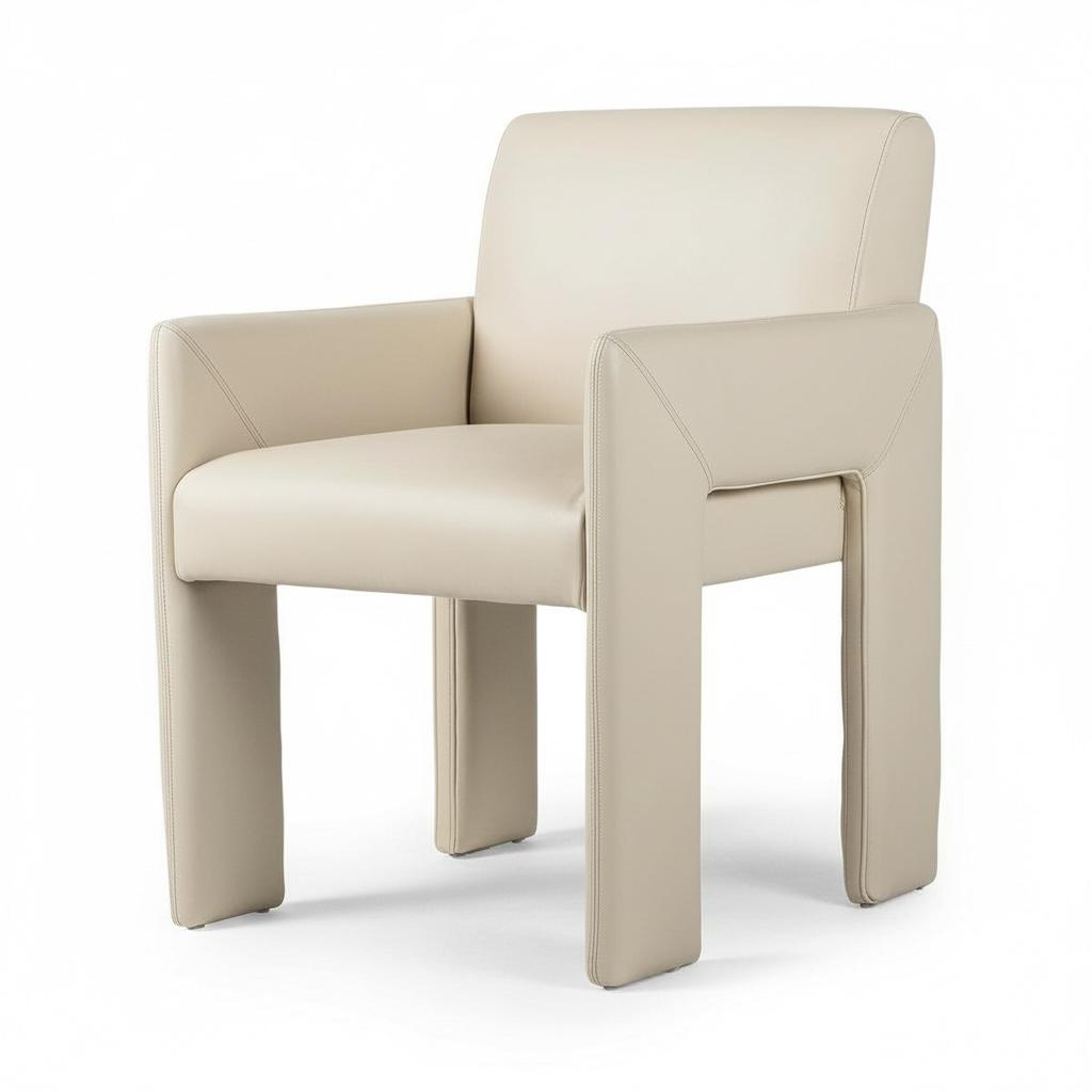 Elio Leather Dining Armchair