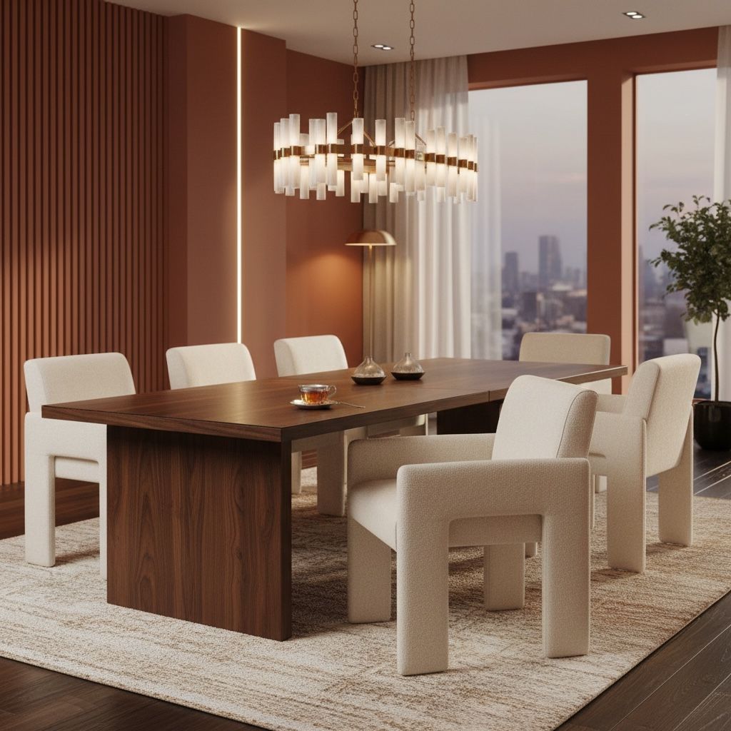 Elio Linen Blend Dining Armchair