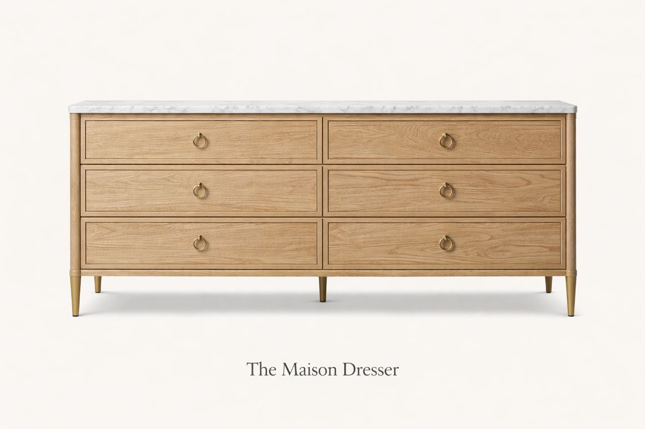 The Maison Marble Dresser