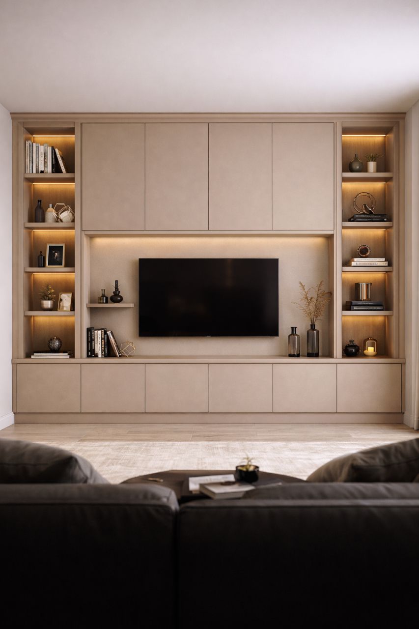 Anthony Built Media Wall