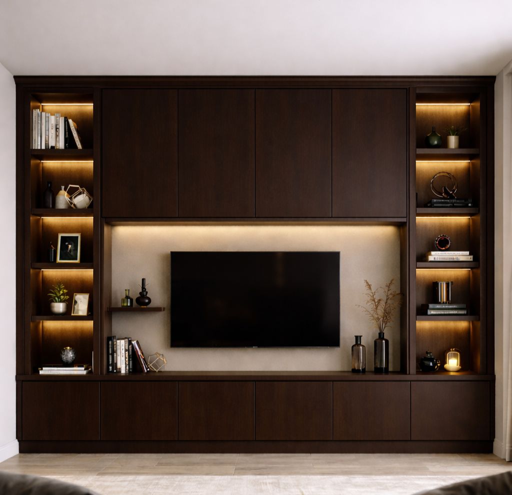 Anthony Built Media Wall