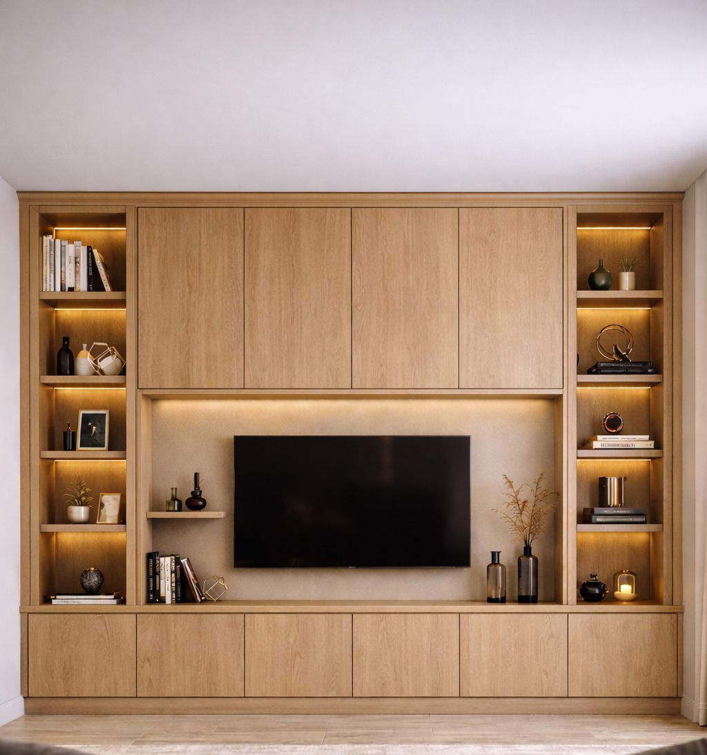 Anthony Built Media Wall