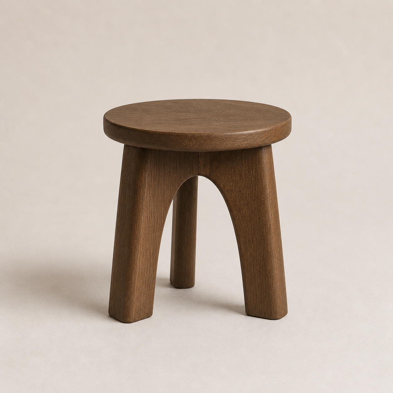 Arcus Side Table | Sculptural Solid Wood Table