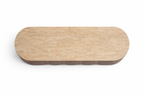 Hadid No.01 — Fluted Travertine Cabinet