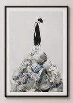 Kinstugi Mourns Framed Art Print