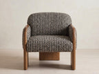Laurent Lounge Chair | Textured Upholstered Accent Chair