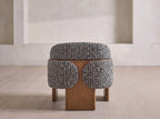 Laurent Lounge Chair | Textured Upholstered Accent Chair